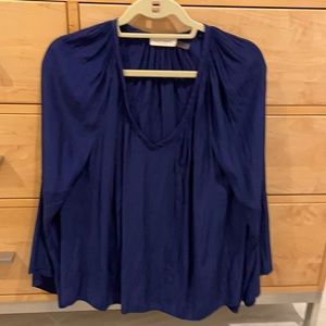 Ramy Brook top. Size Medium. Navy Blue. 100% Polyester